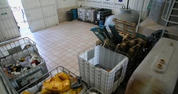 almacenaje y segregación de residuos